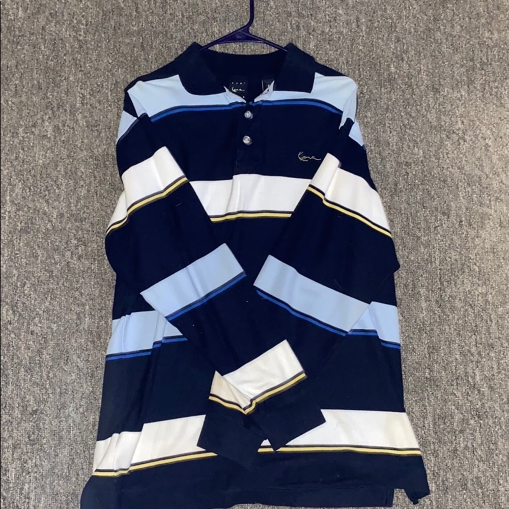 Long sleeve polo shirt